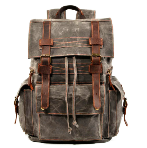 Canvas Drawstring Rucksack | Redwood