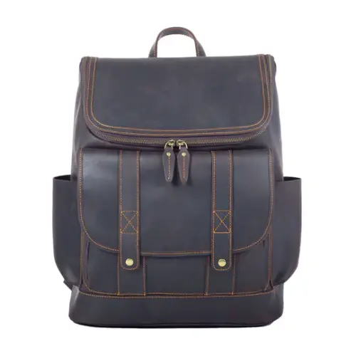 Leather Work Backpack | Pacific Ocean