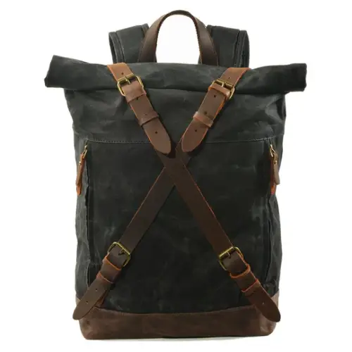 Canvas Rucksack Backpack | Mount Vesuvius