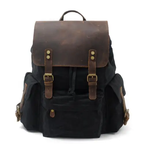 Waxed Canvas Backpack | Mount Rainier