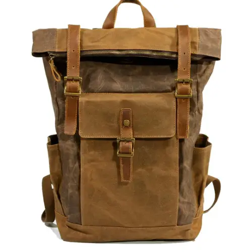 Mens Canvas Backpack | Mount St. Helens