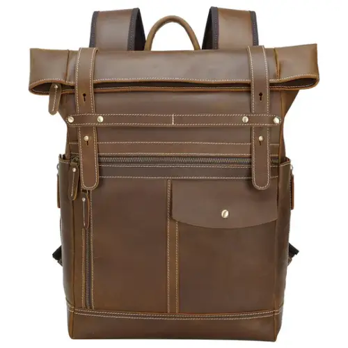 Leather Laptop Bookbag | Mount Sinai