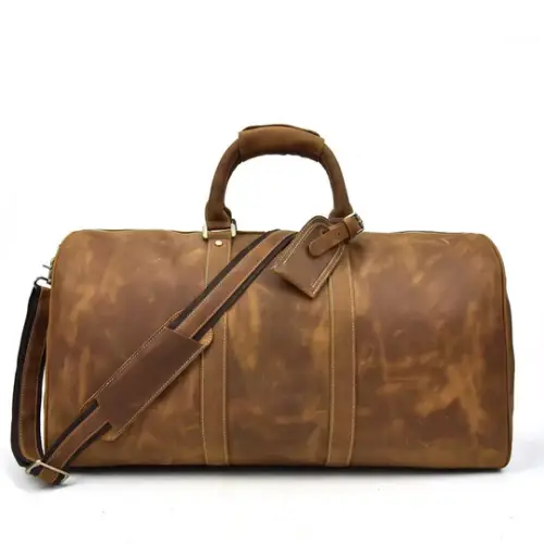 Brown Leather Holdall | Patagonia